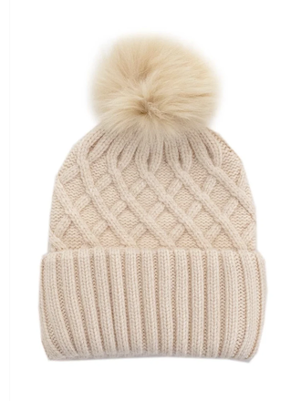 Mitchie's Matchings Knitted Hat w/ Pom