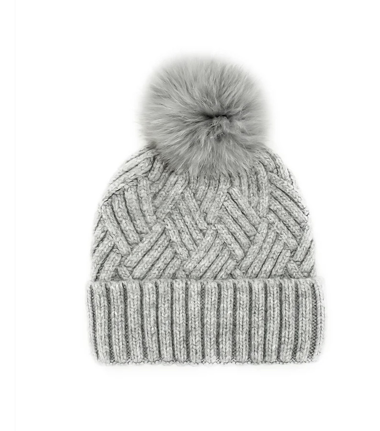 Mitchie's Matchings Knitted Hat w/ Pom