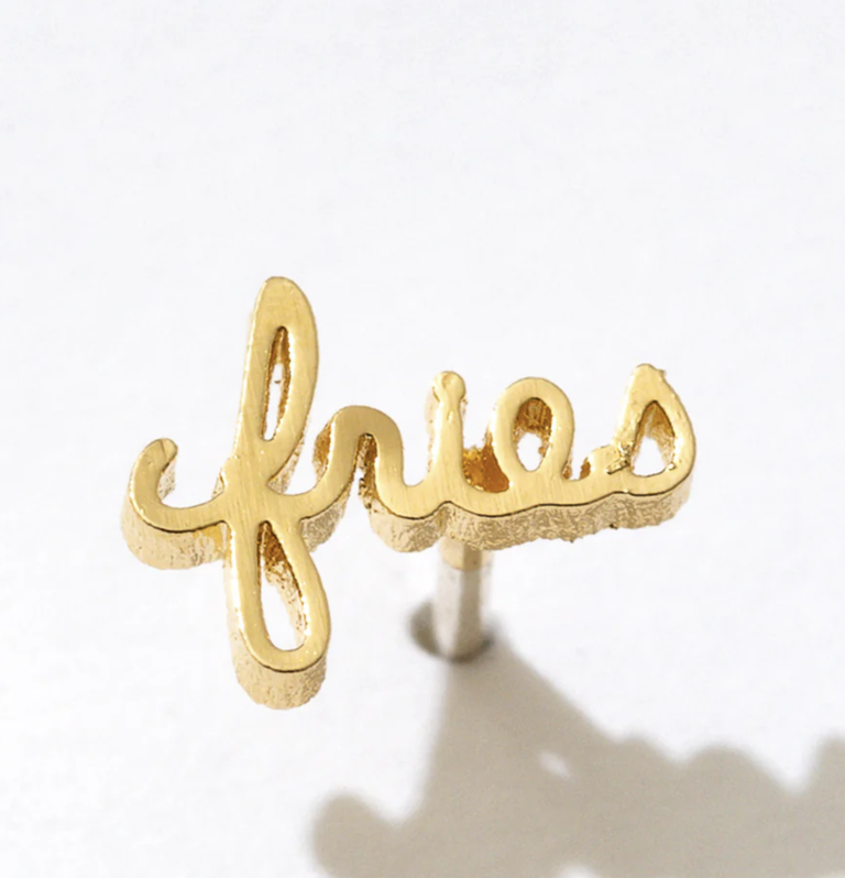 Larissa Loden Fries Word Studs