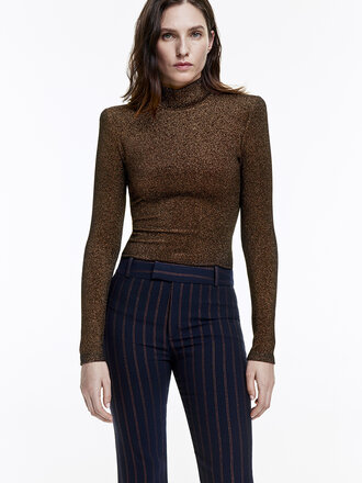 Smythe Shoulder Pad Turtleneck