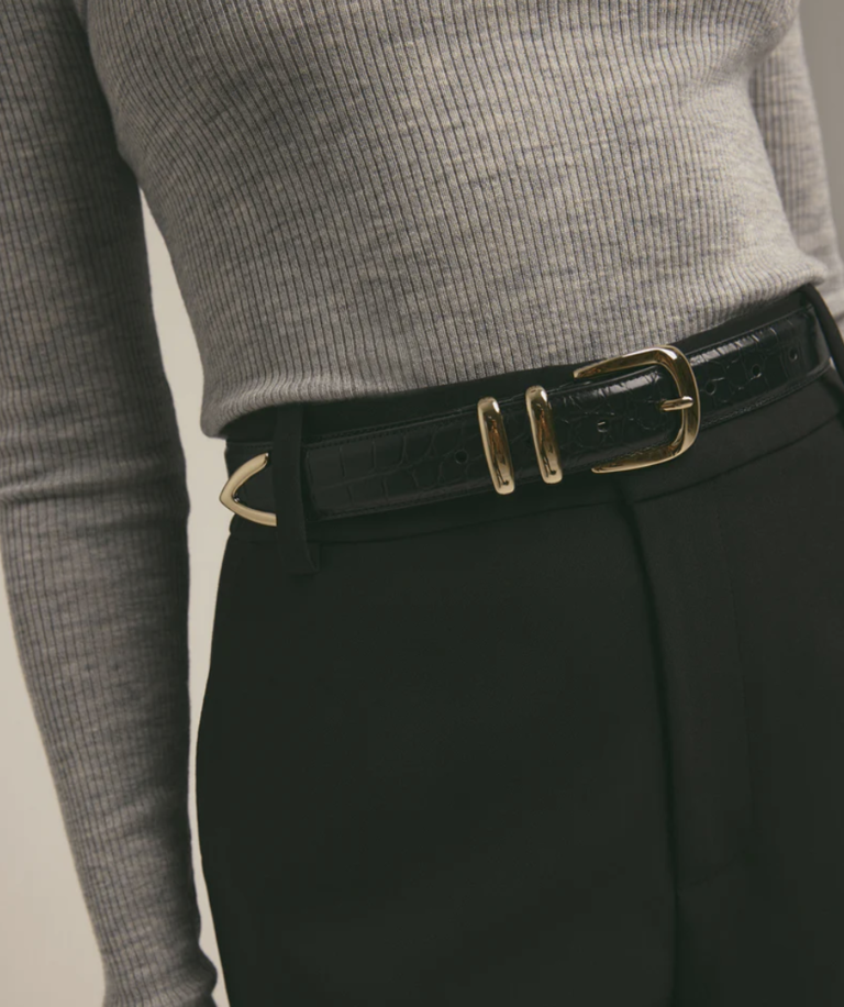 Favorite Daughter The Jordan Croc Embossed Belt