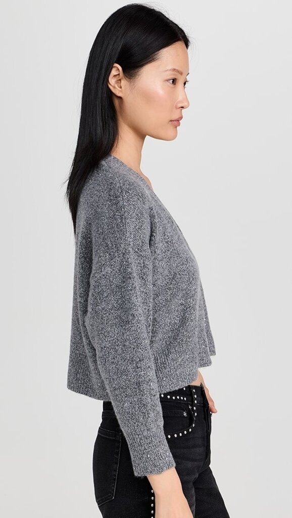 Grey sparkle cardigan best sale