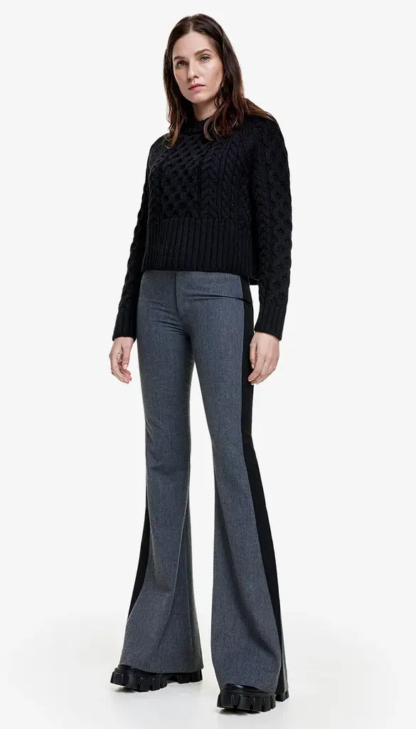 Smythe Tux Stripe Bootcut Pant