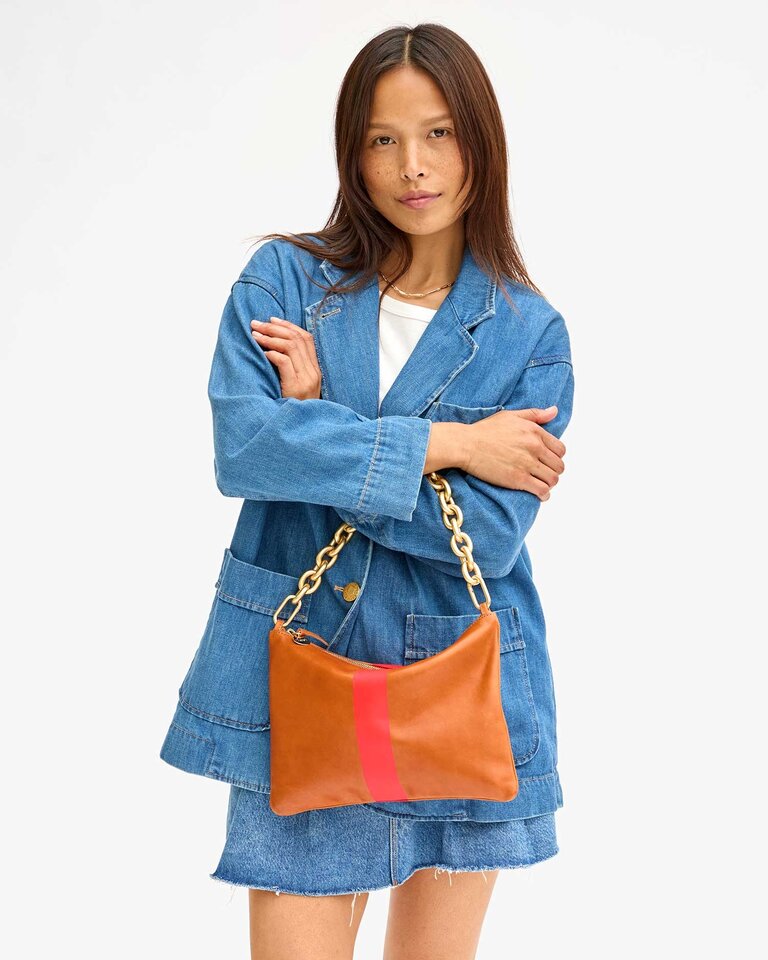 Clare V. Shortie Strap - Oversize Link
