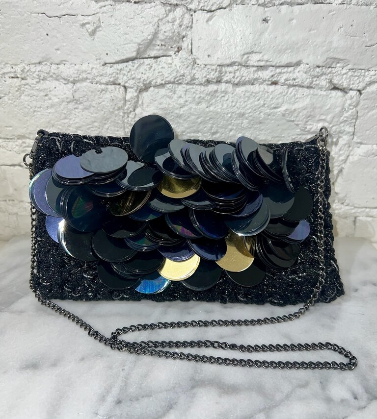 Lorenza Gandaglia Design Sidecar Jumbo Sequin Clutch
