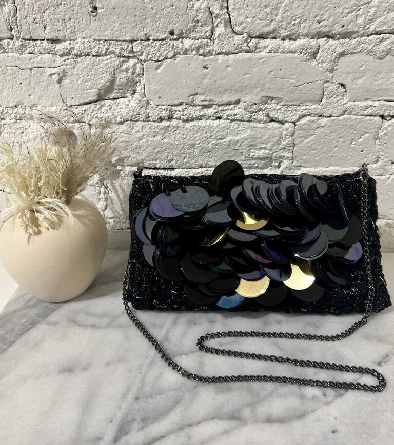 Lorenza Gandaglia Design Sidecar Jumbo Sequin Clutch