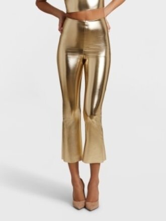 Commando Faux Leather Cropped Flare