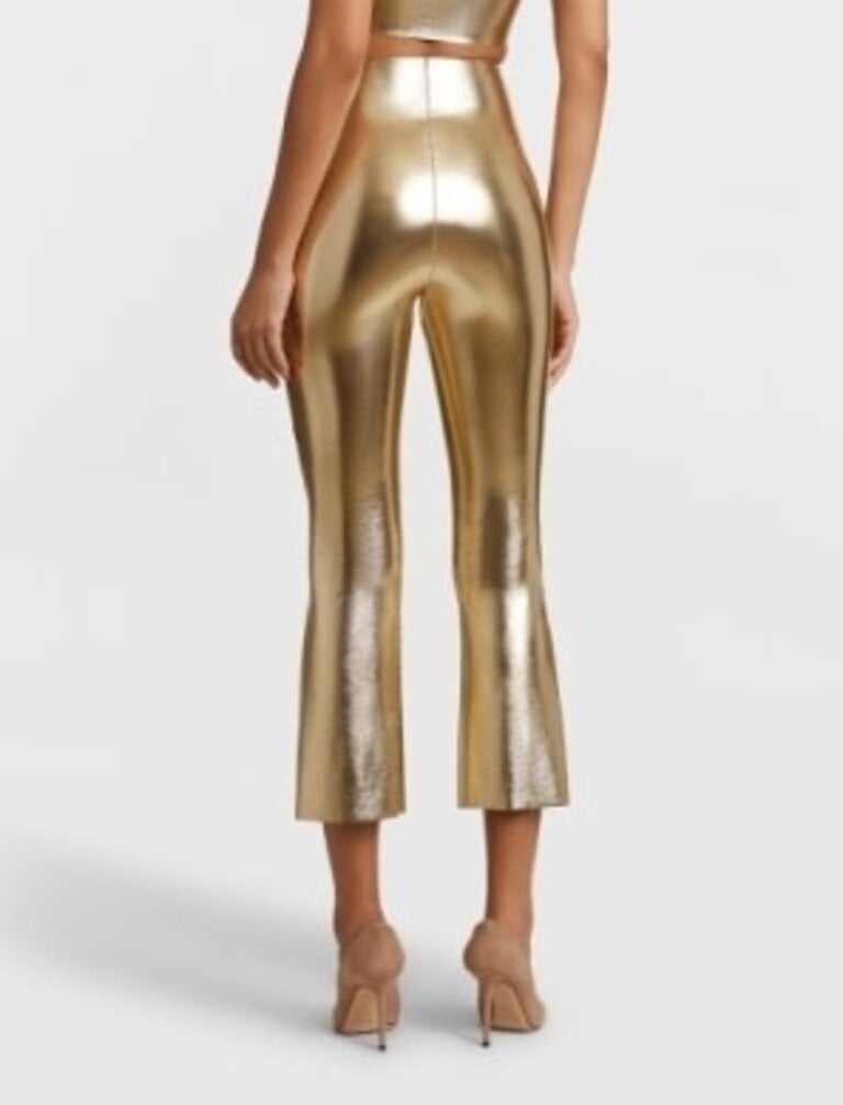 Commando Faux Leather Cropped Flare