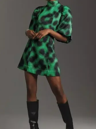 Essentiel Antwerp Elixir Puff Sleeve Mini Dress