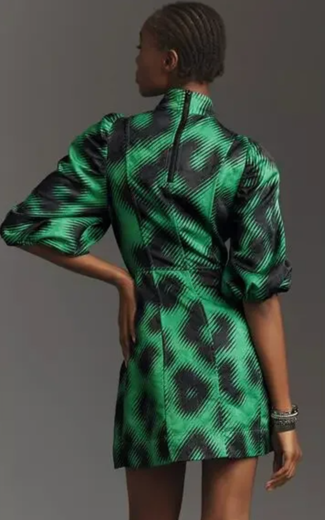 Essentiel Antwerp Elixir Puff Sleeve Mini Dress