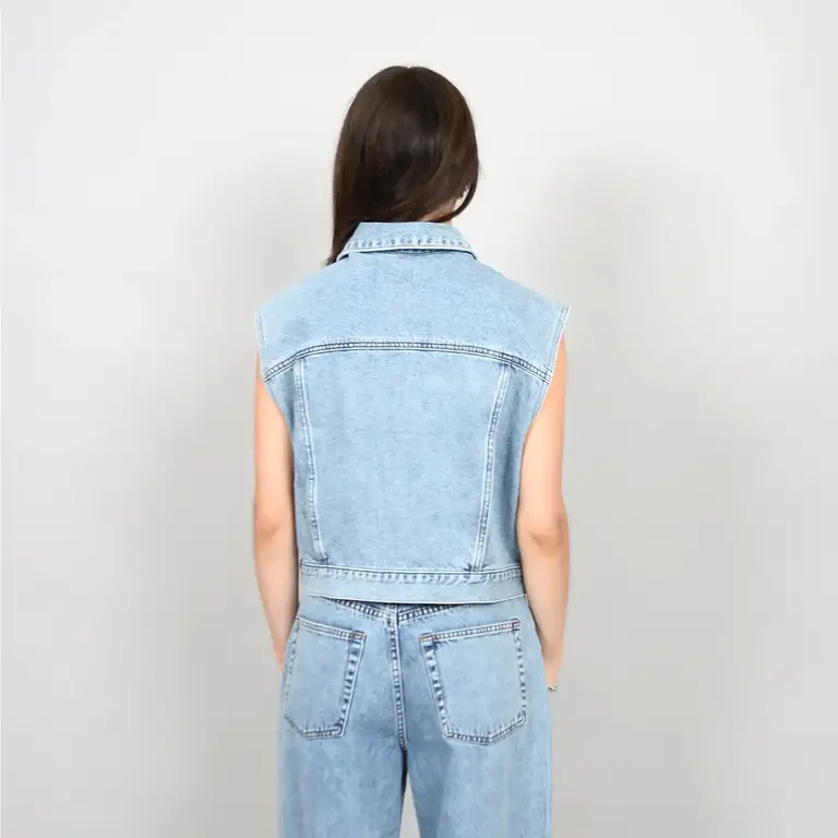 RD Style Boranis Denim Motor Vest