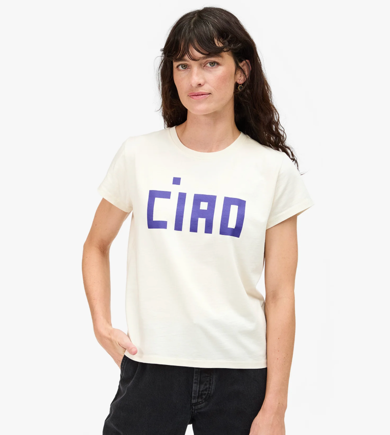 Clare V. Classic Tee - Block CIAO