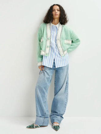 Essentiel Antwerp Hoola Cropped Tweed Jacket