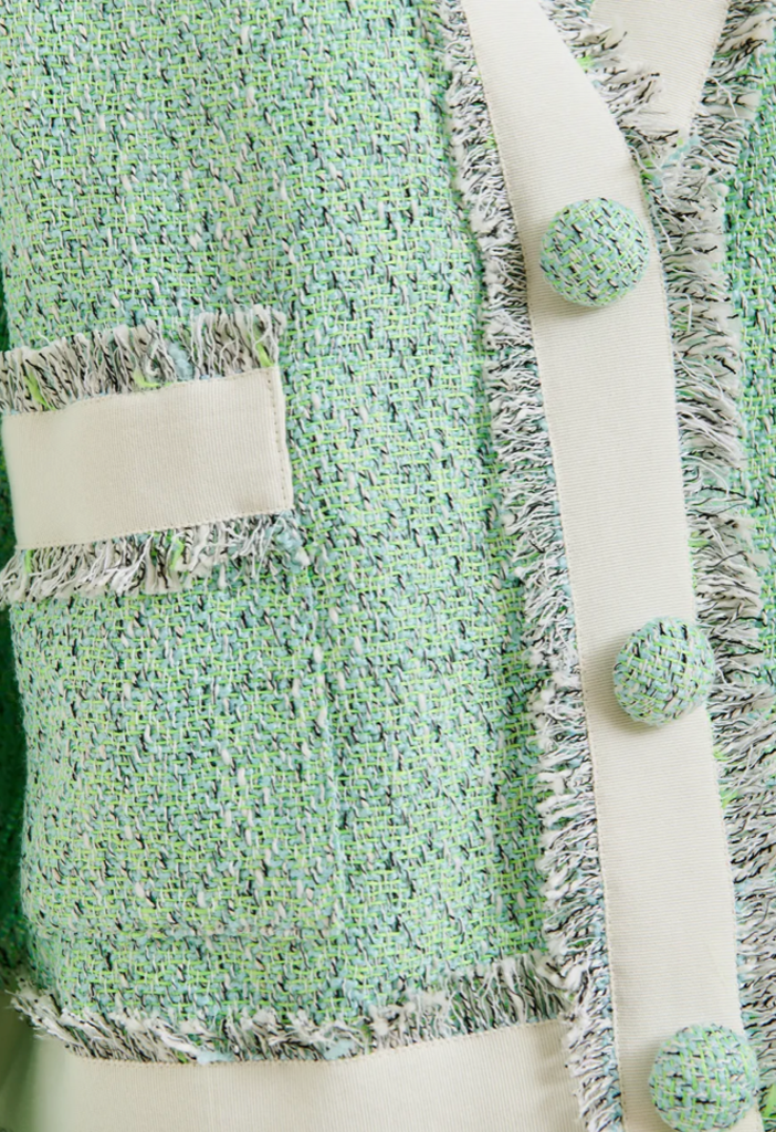 Essentiel Antwerp Hoola Cropped Tweed Jacket