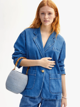 Clare V. Pot De Miel w/ Bamboo Handle