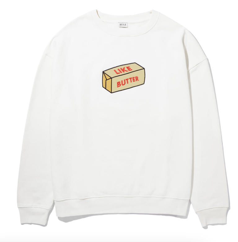 Kule Oversized Butter Sweatshirt