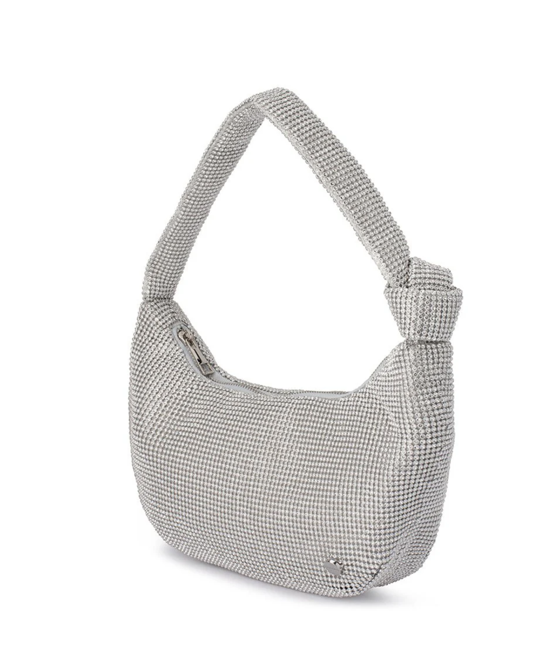 Olga Berg Jessica Crystal Mesh Bag