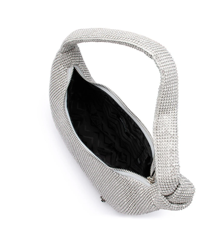 Olga Berg Jessica Crystal Mesh Bag