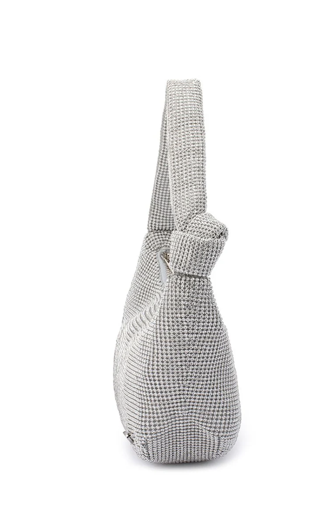Olga Berg Jessica Crystal Mesh Bag