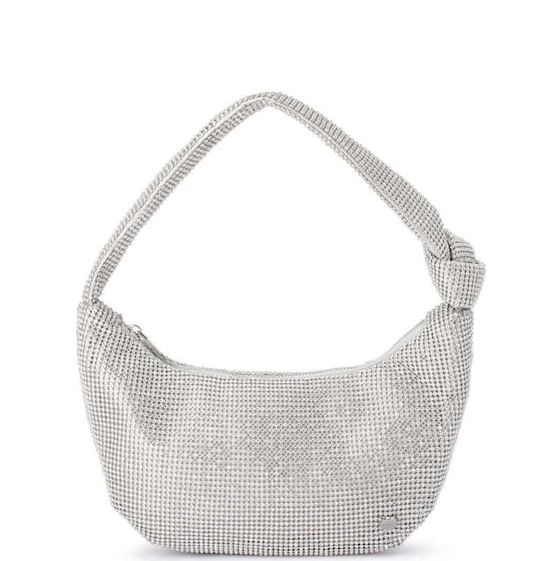 Olga Berg Jessica Crystal Mesh Bag