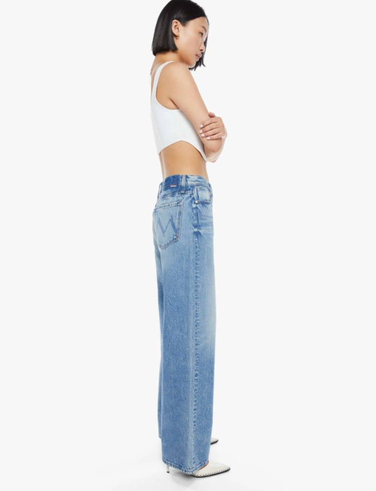 Mother Denim Lil Dodger Button Sneak - Wipeout