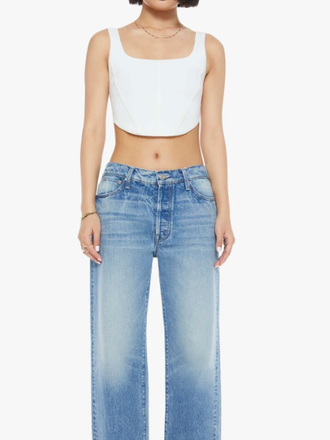 Mother Denim Lil Dodger Button Sneak - Wipeout