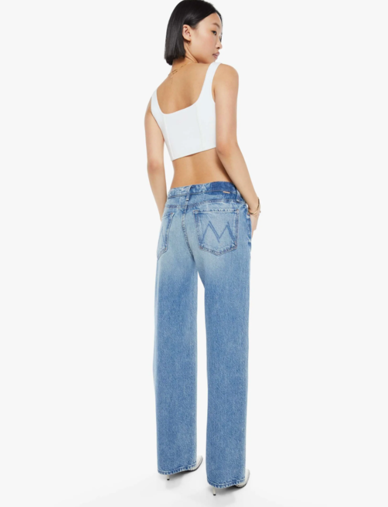 Mother Denim Lil Dodger Button Sneak - Wipeout