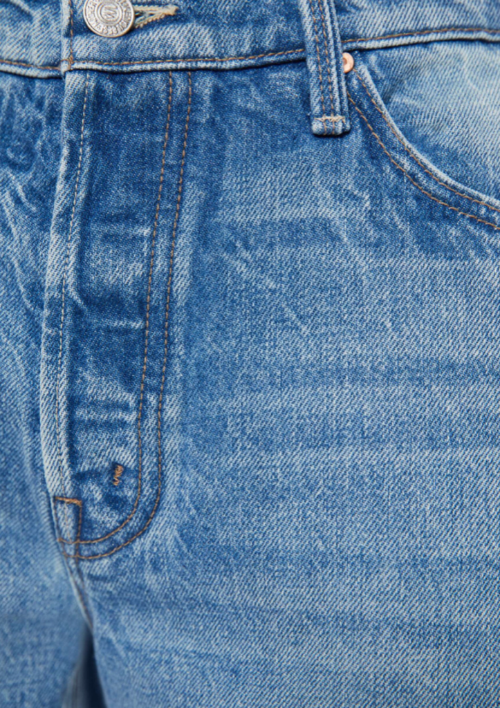 Mother Denim Lil Dodger Button Sneak - Wipeout