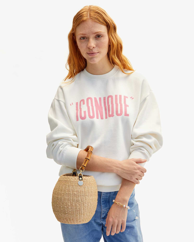 Clare V. Oversized Sweatshirt - ICONIQUE