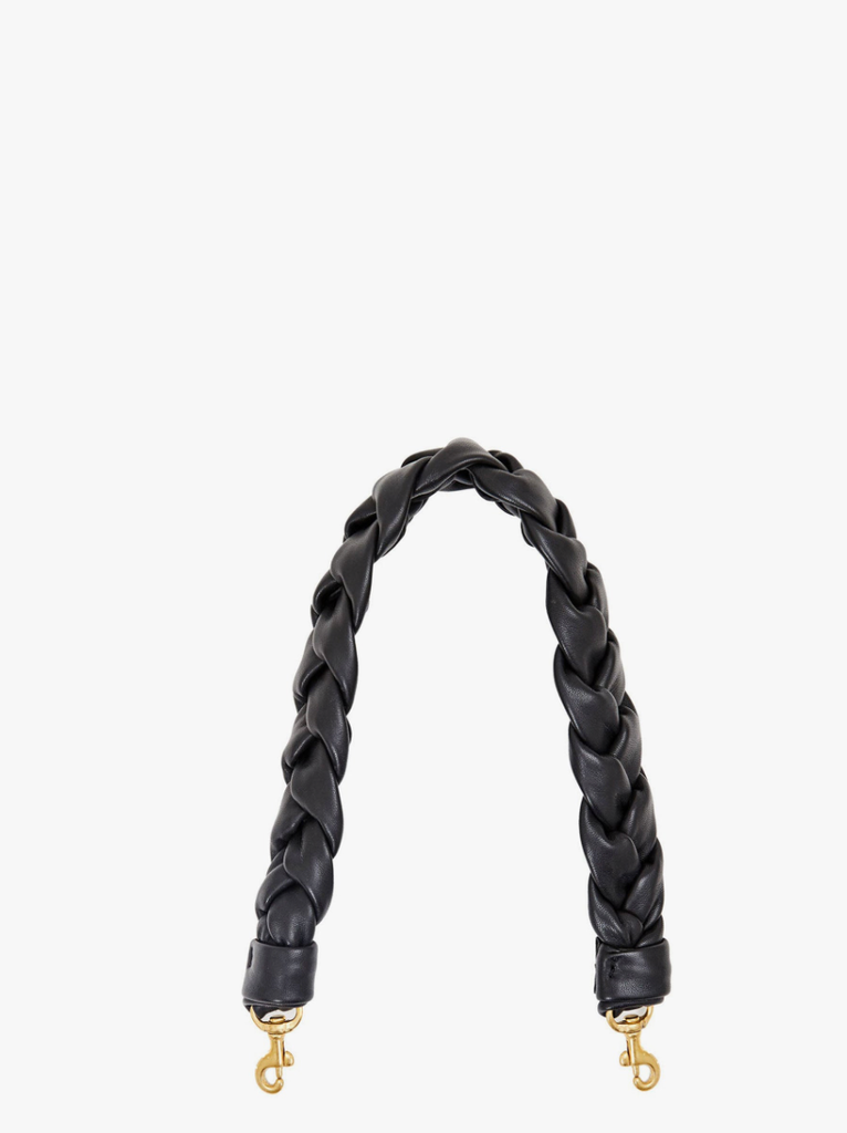 Clare V. Shoulder Strap - Black Braided