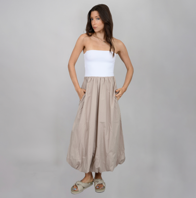 RD Style Mabelle Strapless Balloon Dress