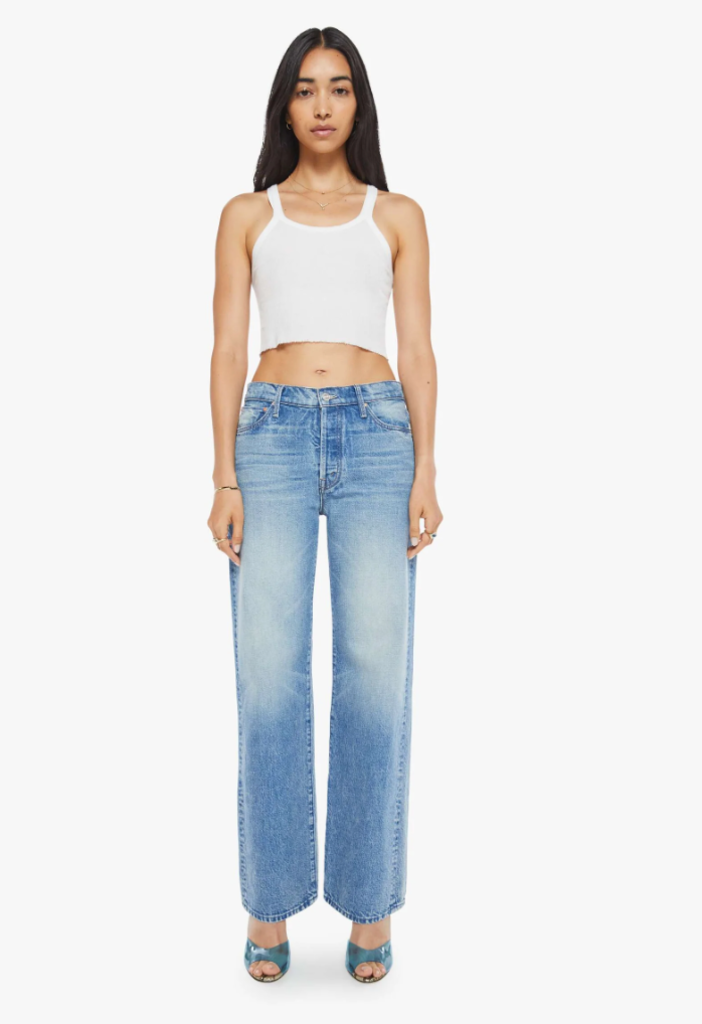 Mother Denim Dodger Button Sneak