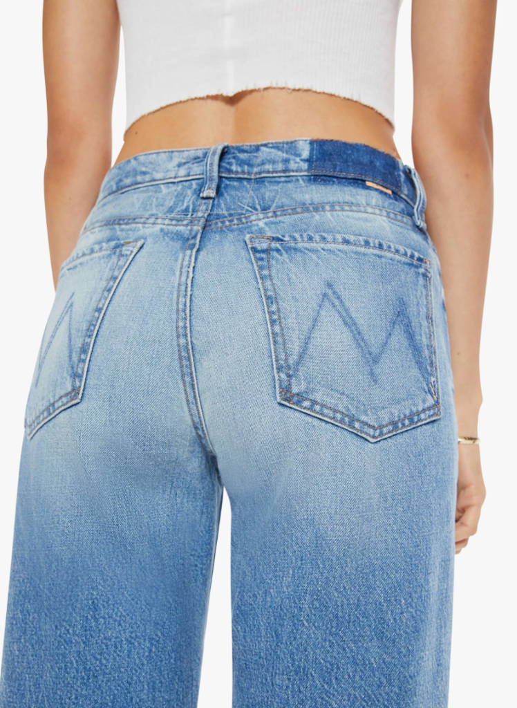 Mother Denim Dodger Button Sneak