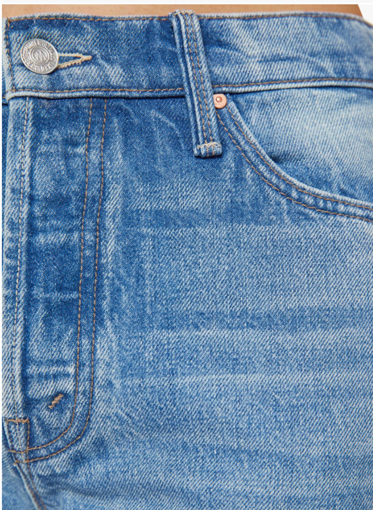 Mother Denim Dodger Button Sneak