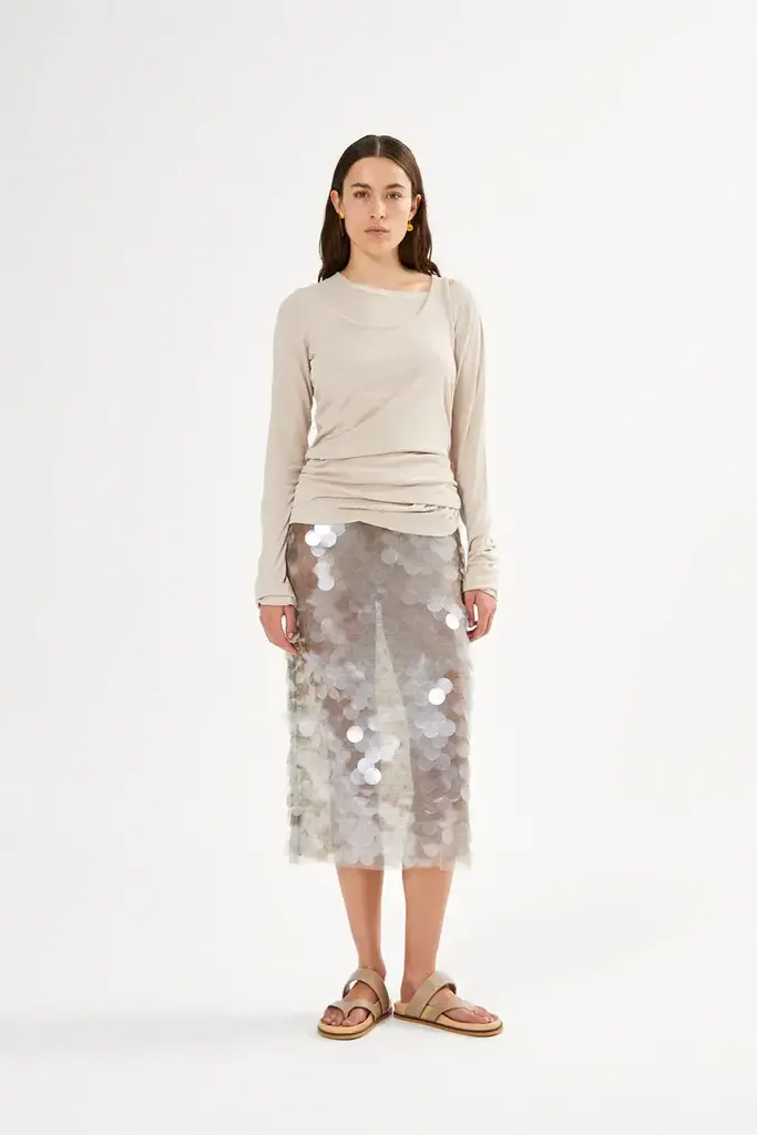 Rabens Saloner Lior Lunar Pencil Skirt