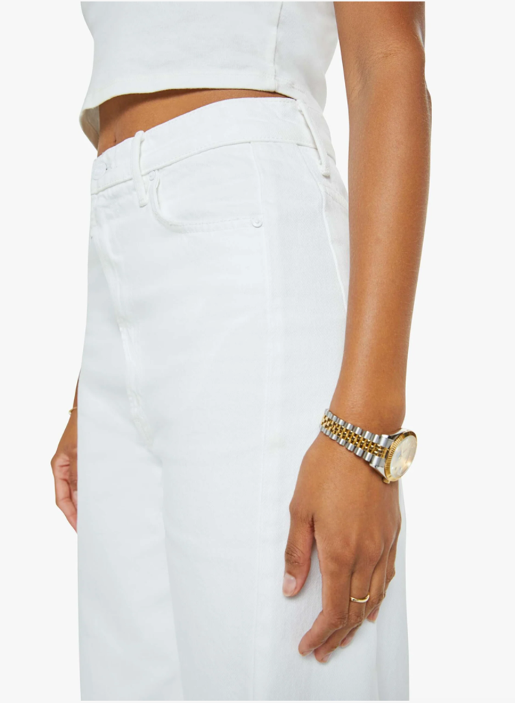 Mother Denim The Full-Pipe Ankle - Picket Fence