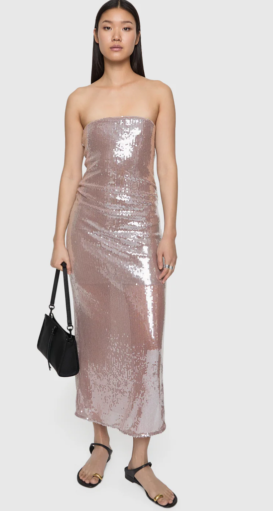 Rebecca Minkoff Emmy Tube Sequin Dress