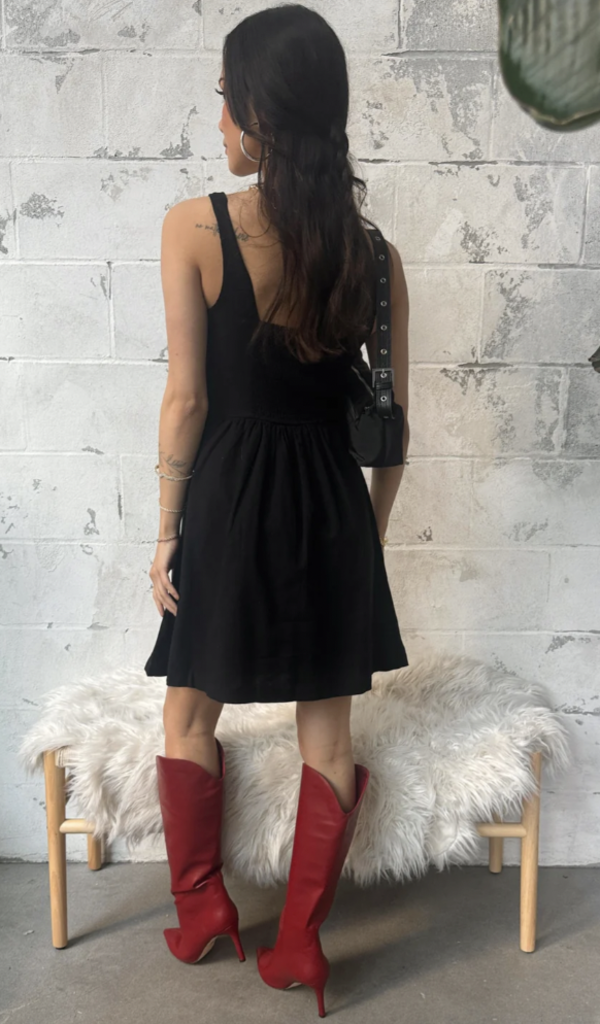 RD Style Helsi Little Black Shirt Dress