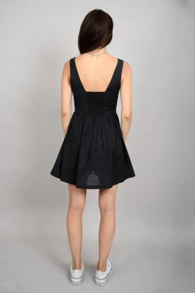 RD Style Helsi Little Black Shirt Dress