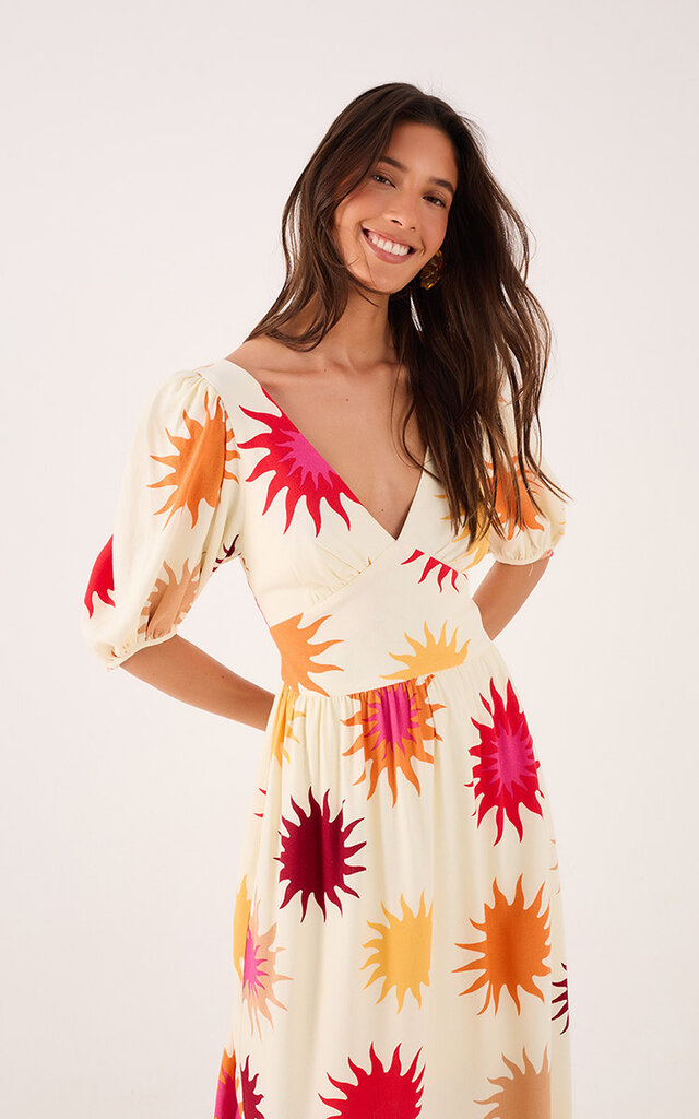 Dress To Clothing Cali Print Maxi Dress