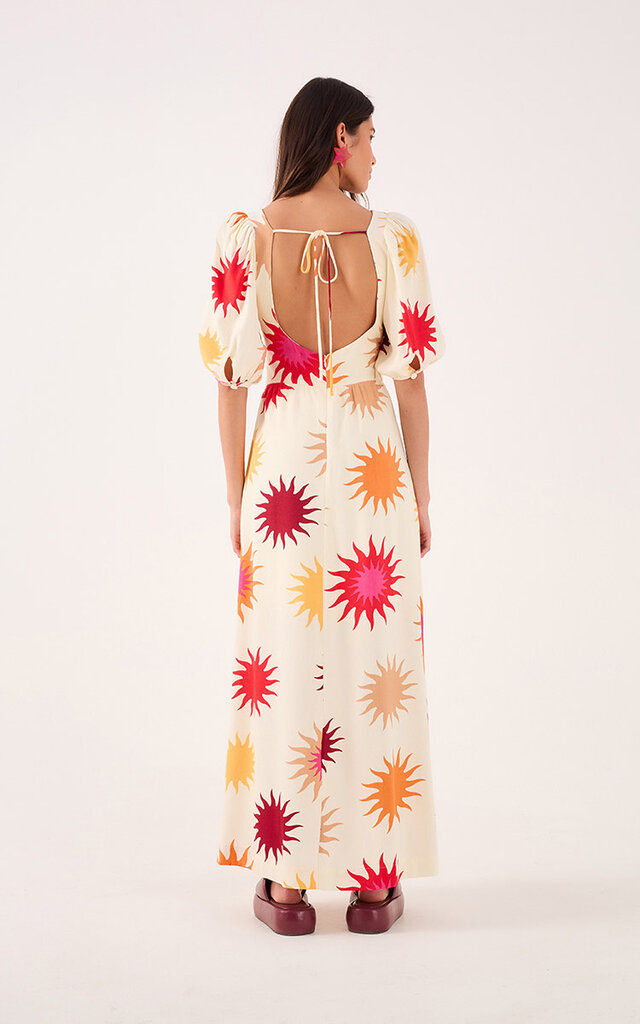 Dress To Clothing Cali Print Maxi Dress