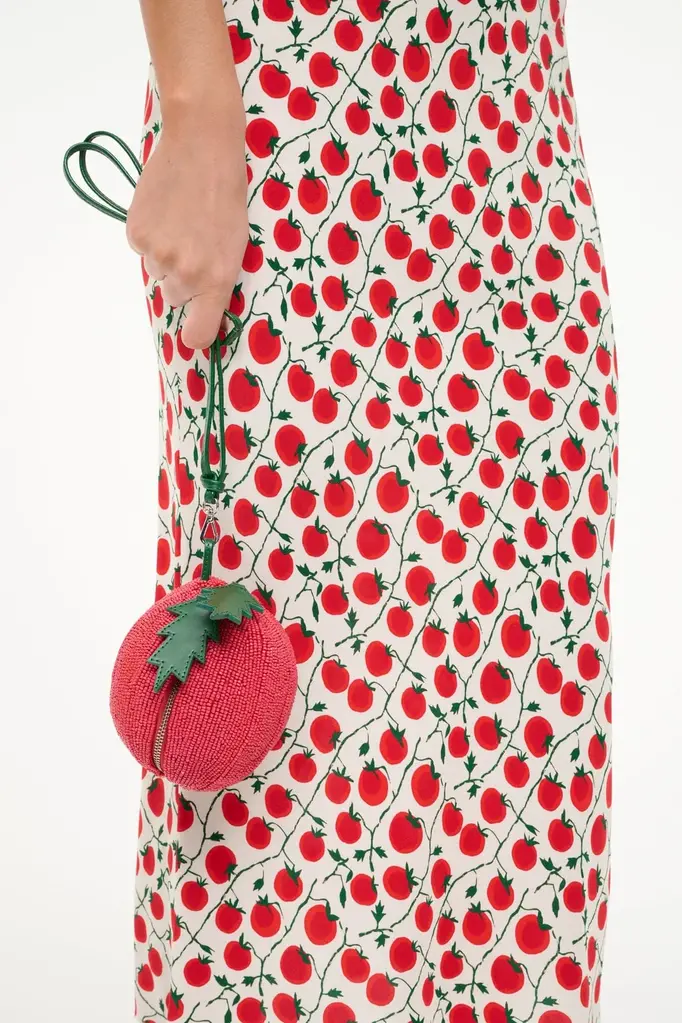 Staud Campari Beaded Bag