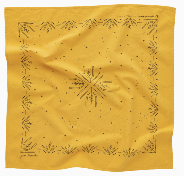 Jenni Earle "just breathe" Bandana
