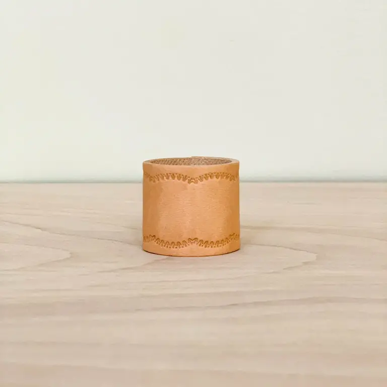 Jenni Earle Leather Bandana Slide
