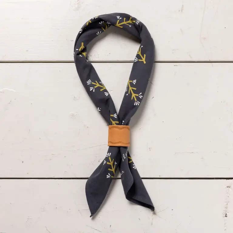 Jenni Earle Leather Bandana Slide