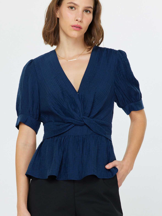 Current Air Twisted Detail Top