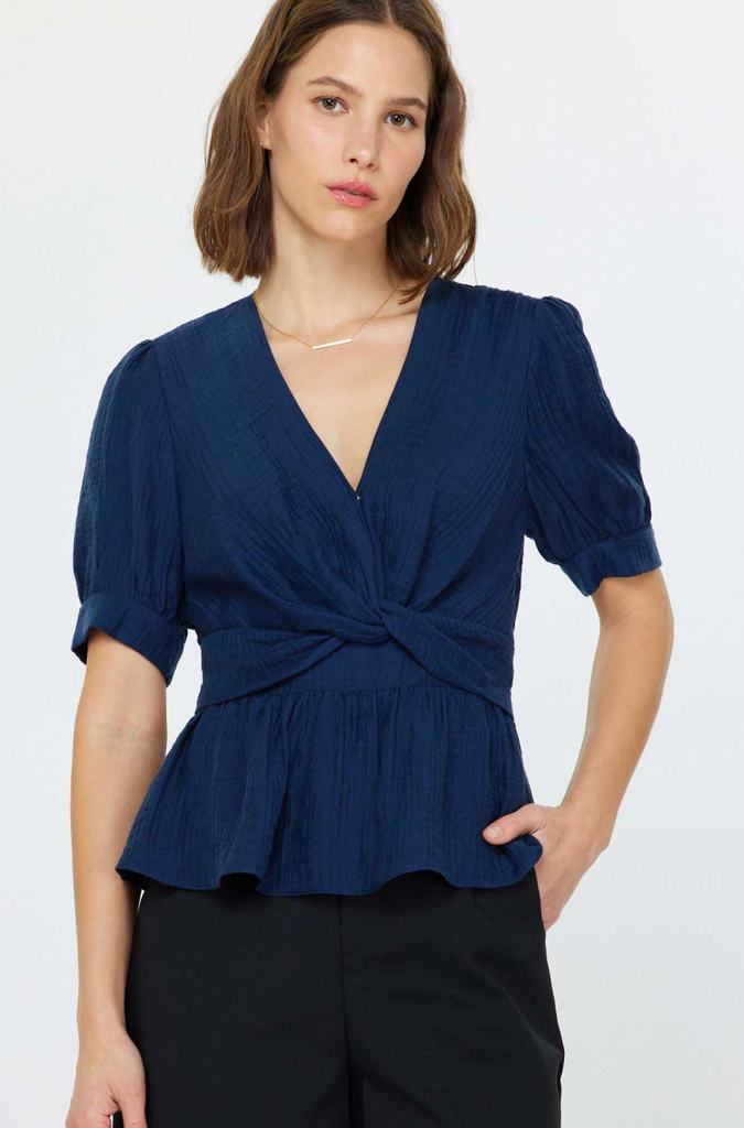 Current Air Twisted Detail Top