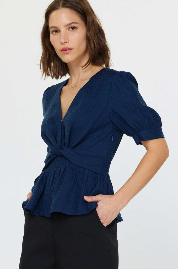 Current Air Twisted Detail Top
