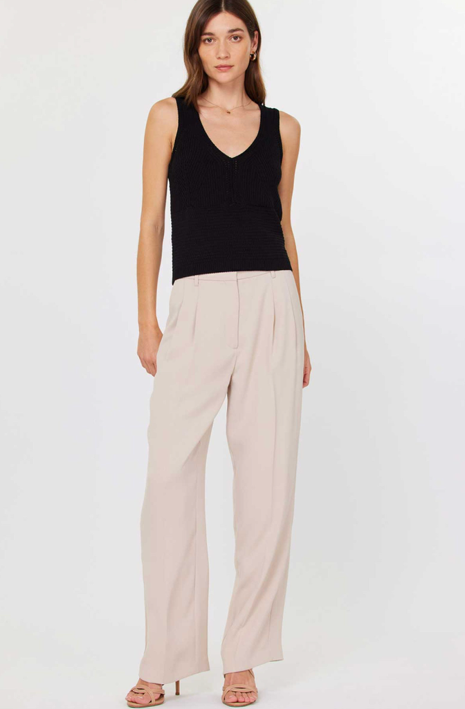 Current Air Cropped Sweater Tank