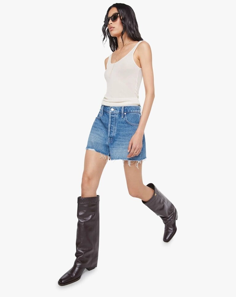 Mother Denim The Main Course Short Fray